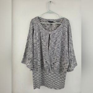Kim Parrish Collection Sparkly Gray Women's Top